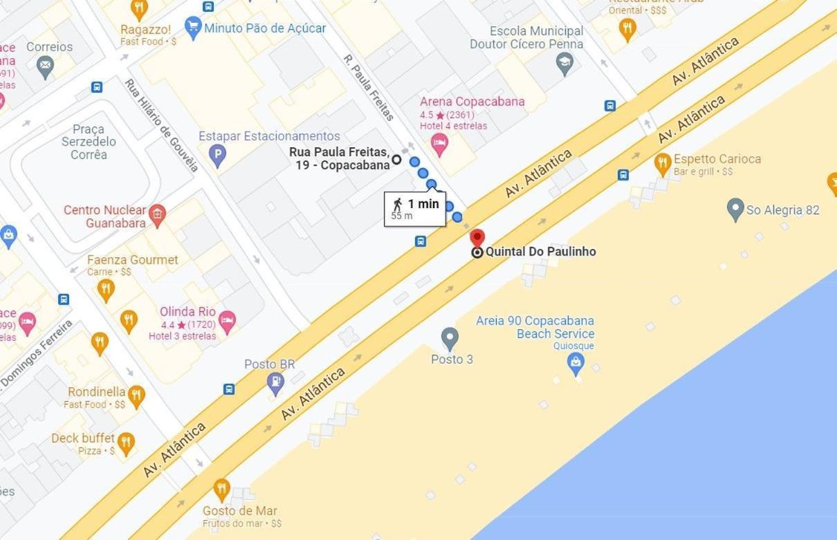 Pf12 - Studio A 1 Minuto Da Praia De Copacabana 里约热内卢 外观 照片